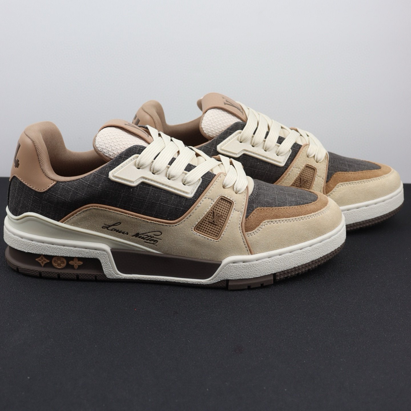 Trendy thick-soled sports casual shoes for men and women, fashionable and versatile sneakers - 图片 6