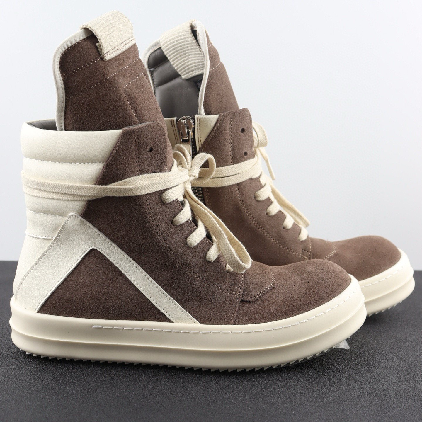 Avant-garde design high-top thick-soled sneakers, trendy street fashion sneakers for men and women, personalized and versatile casual shoes - 图片 2